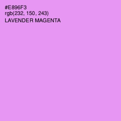 #E896F3 - Lavender Magenta Color Image